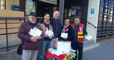 distribution 14 mai CAF UL CGT Tours