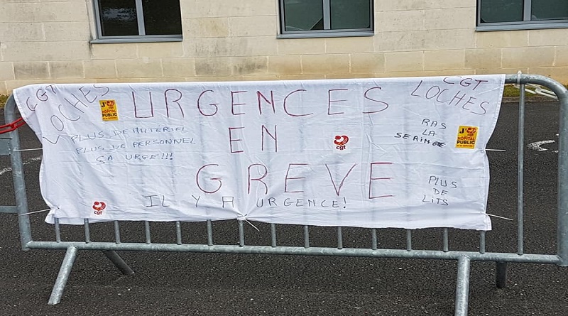 grève CGT CH Loches JUIN 2019