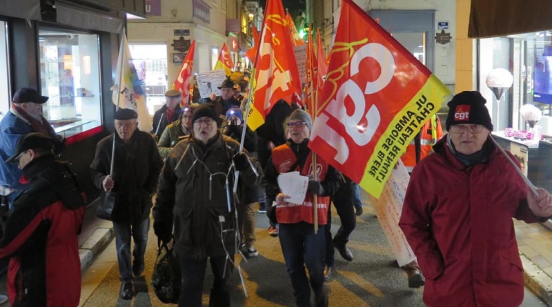 manifestation Amboise 23 janvier 2020