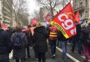 Jeudi 15 février 2023, 300 manifestants à Amboise contre la réforme des retraites.