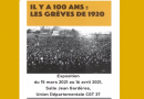 invitation exposition IHS CGT 37 les grèves de 1920