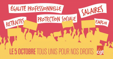 action du 5 octobre 2021 Ud CGT 37