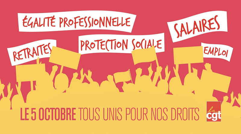 action du 5 octobre 2021 Ud CGT 37