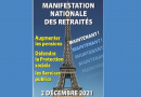 USR CGT 37 Manifestation du 2 décembre à Paris