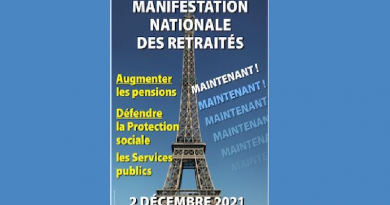 USR CGT 37 Manifestation du 2 décembre à Paris