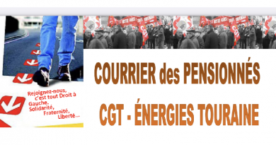 Courrier des pensionnés CGT- Energies Touraine. n° 52- Février 2022