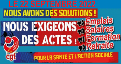 Action du 22 septembren2022 USD CGT 37