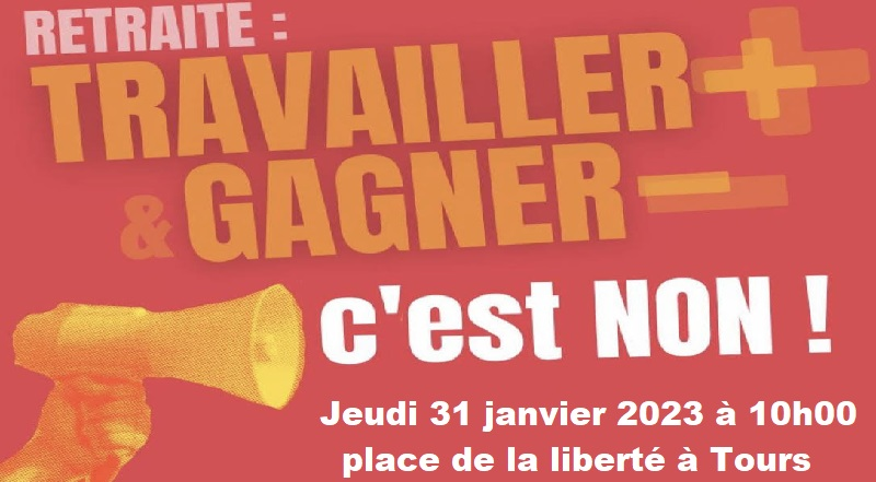 Action du 31 janvier 2023 UD CGT 37 tract unitaire