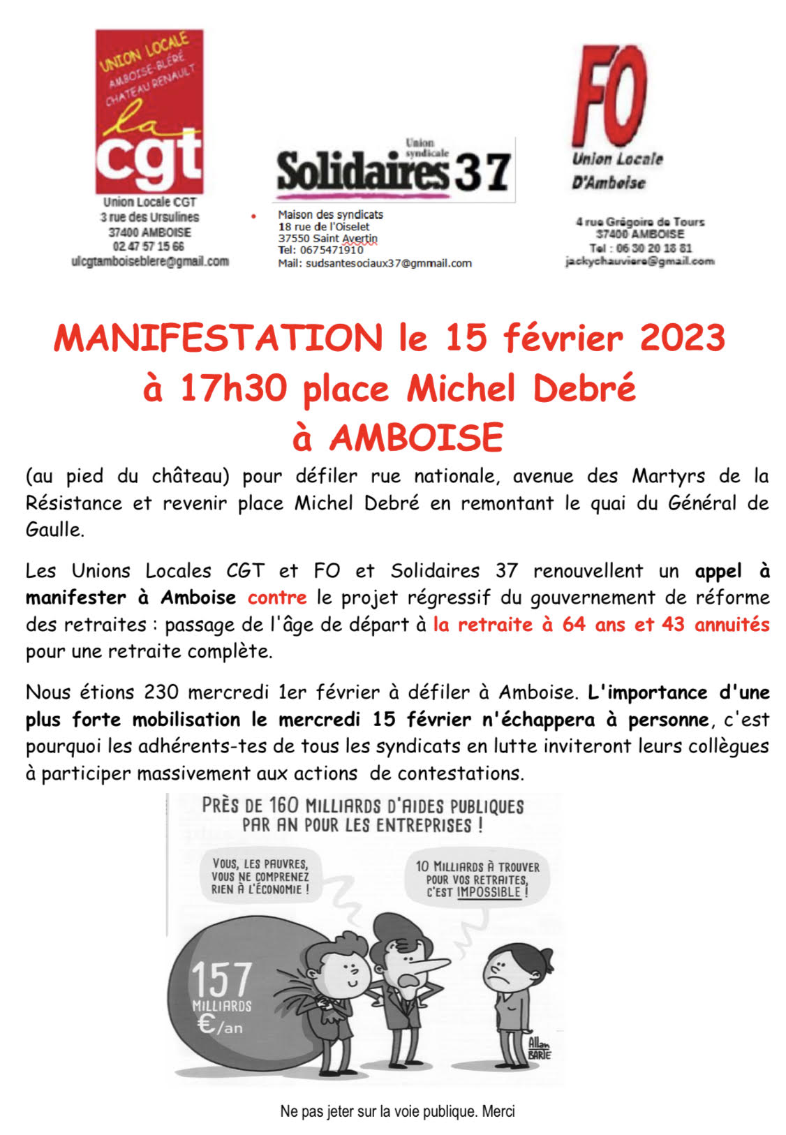 Action UL Amboise 15 février023