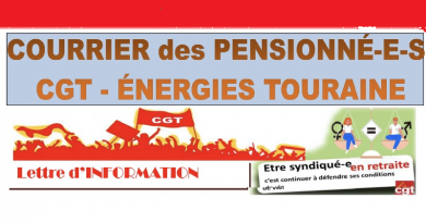 lettre info n°1 pensionnés Energies Touraine UD CGT 37