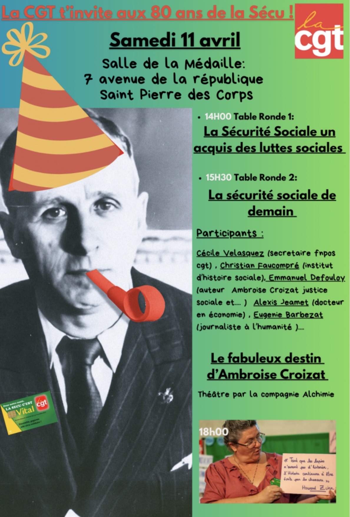 80 ans sécu 11 avril 2026 UD CGT 37